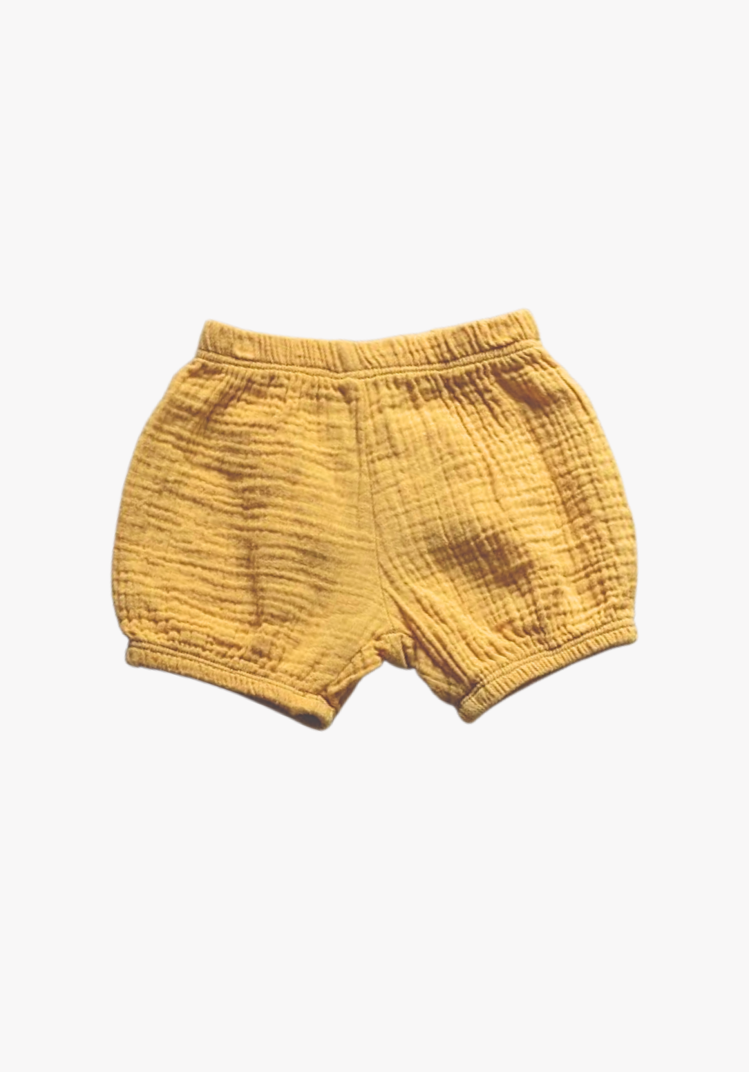 Organic Cotton Baby Shorts (Bloomers) - Mustard